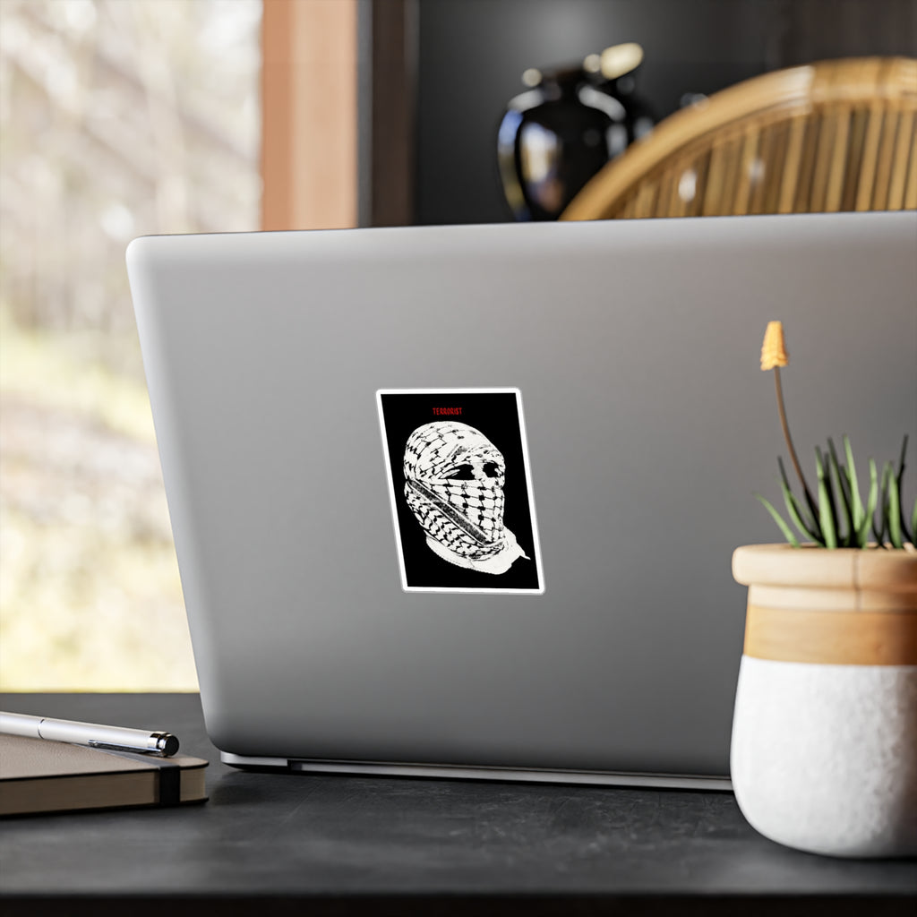 "Terrorist" Kiss-Cut Vinyl Decals