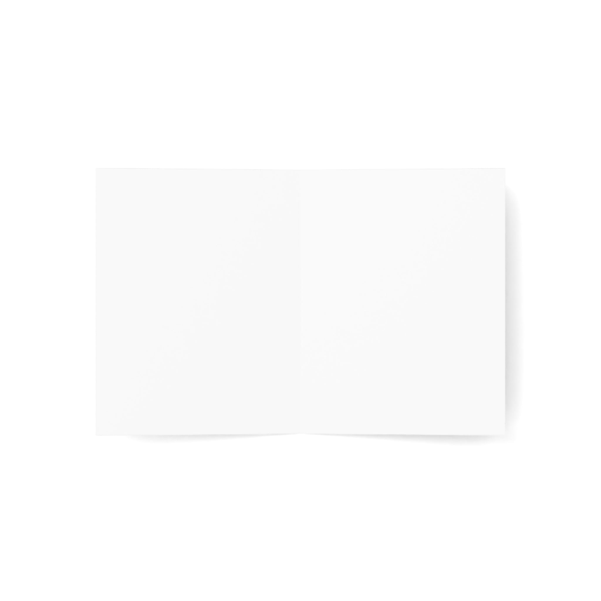 Shabbat Lights Floral Greeting Card – Jewish Watercolor Note Card (1, 10, 30, and 50pcs)