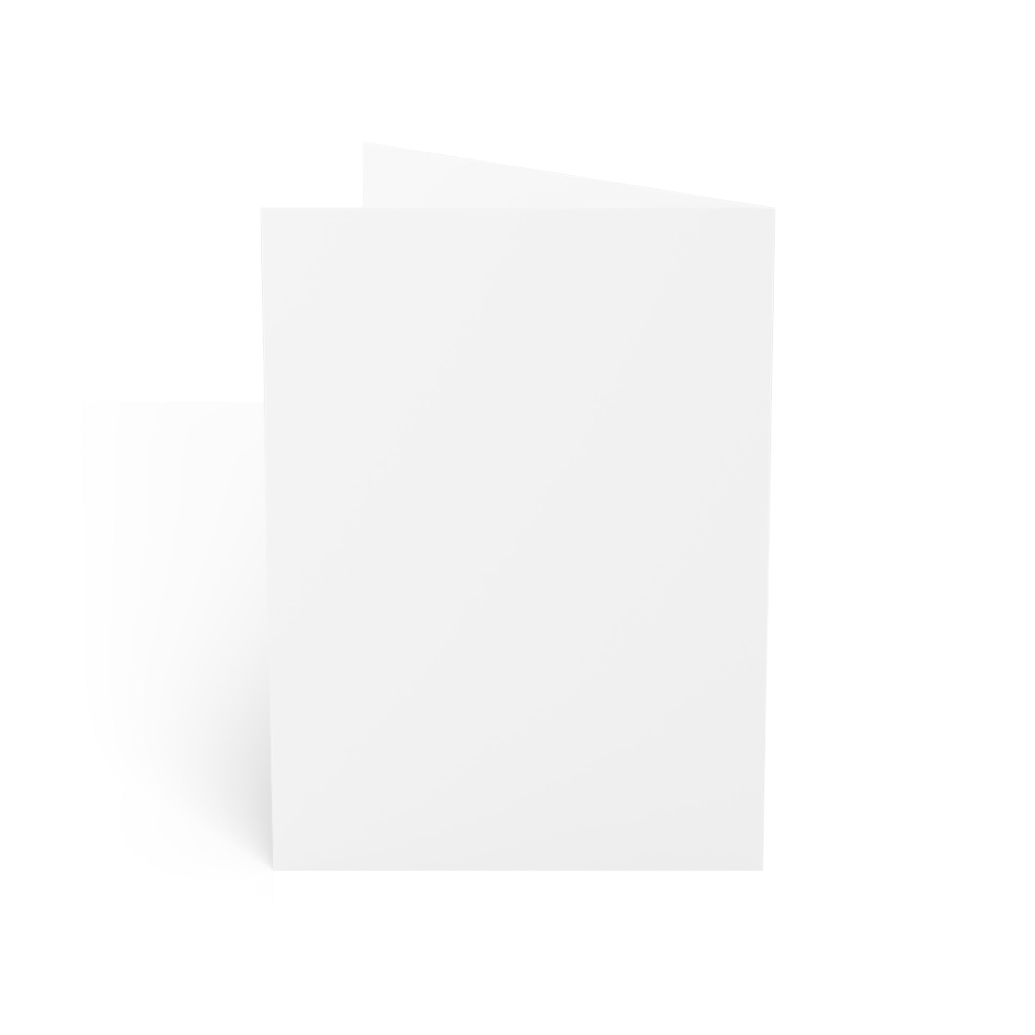 Golden Hills of Israel Greeting Card – Watercolor Judaica Note Card (1, 10, 30, and 50pcs)
