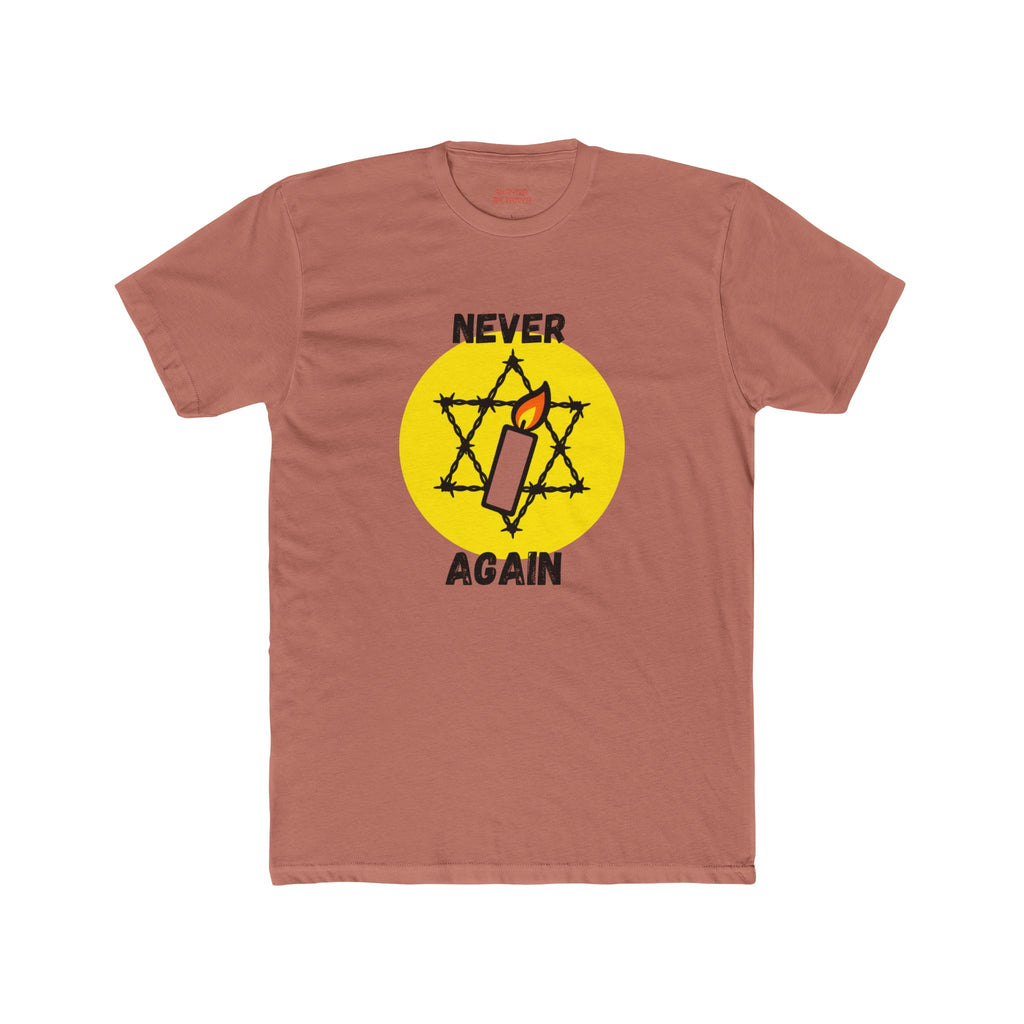 Never Again Memorial Unisex Cotton Crew Tee
