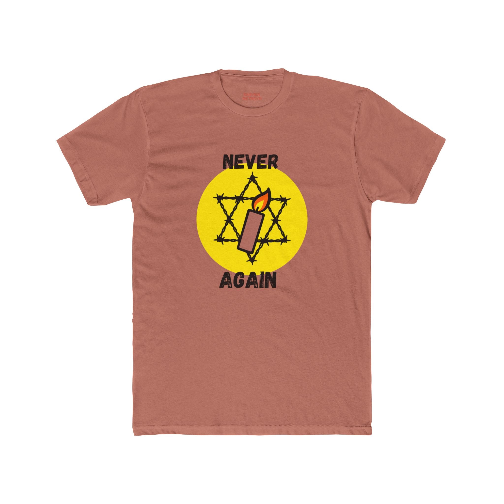 Never Again Memorial Unisex Cotton Crew Tee