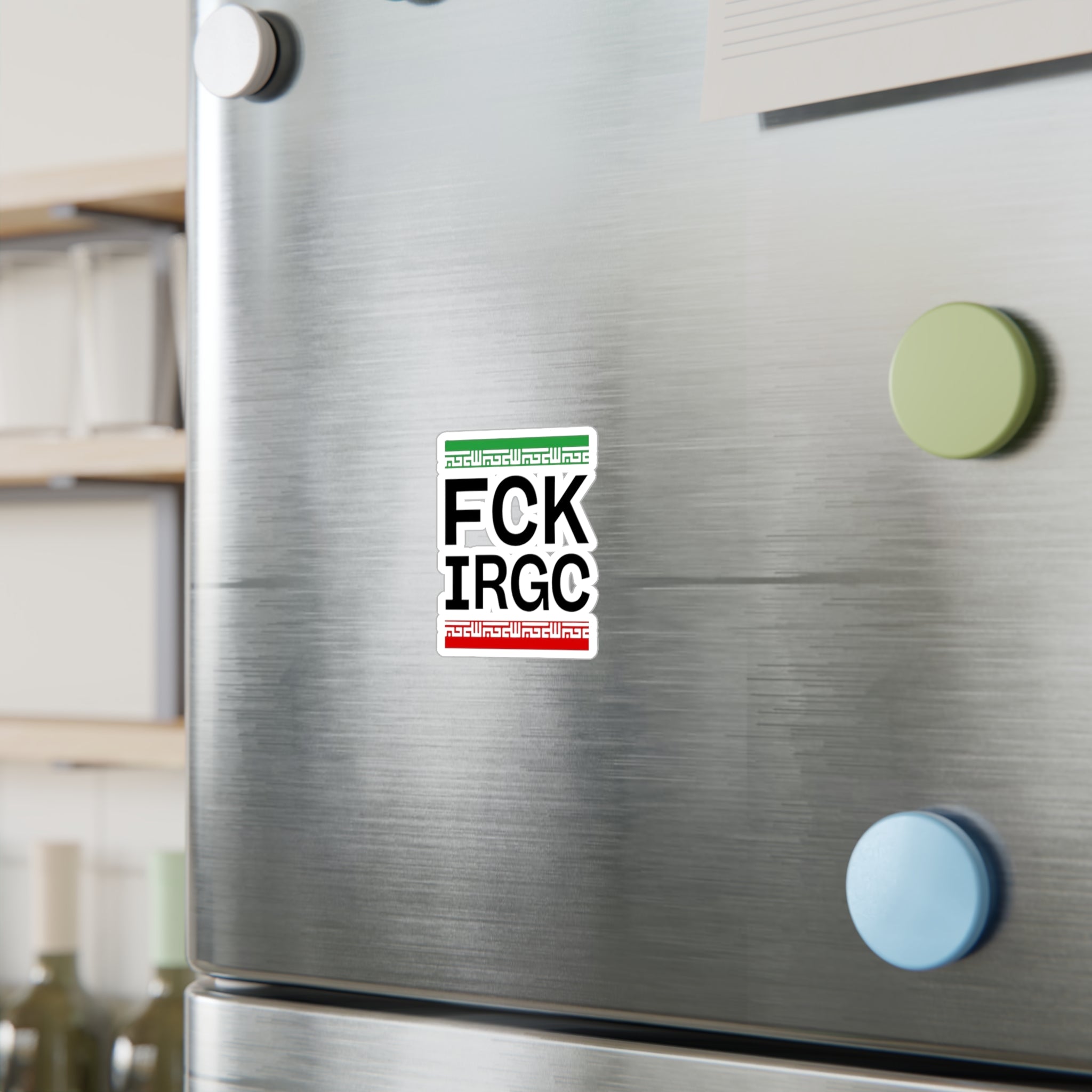 "FCK IRGC" Kiss-Cut Vinyl Decals
