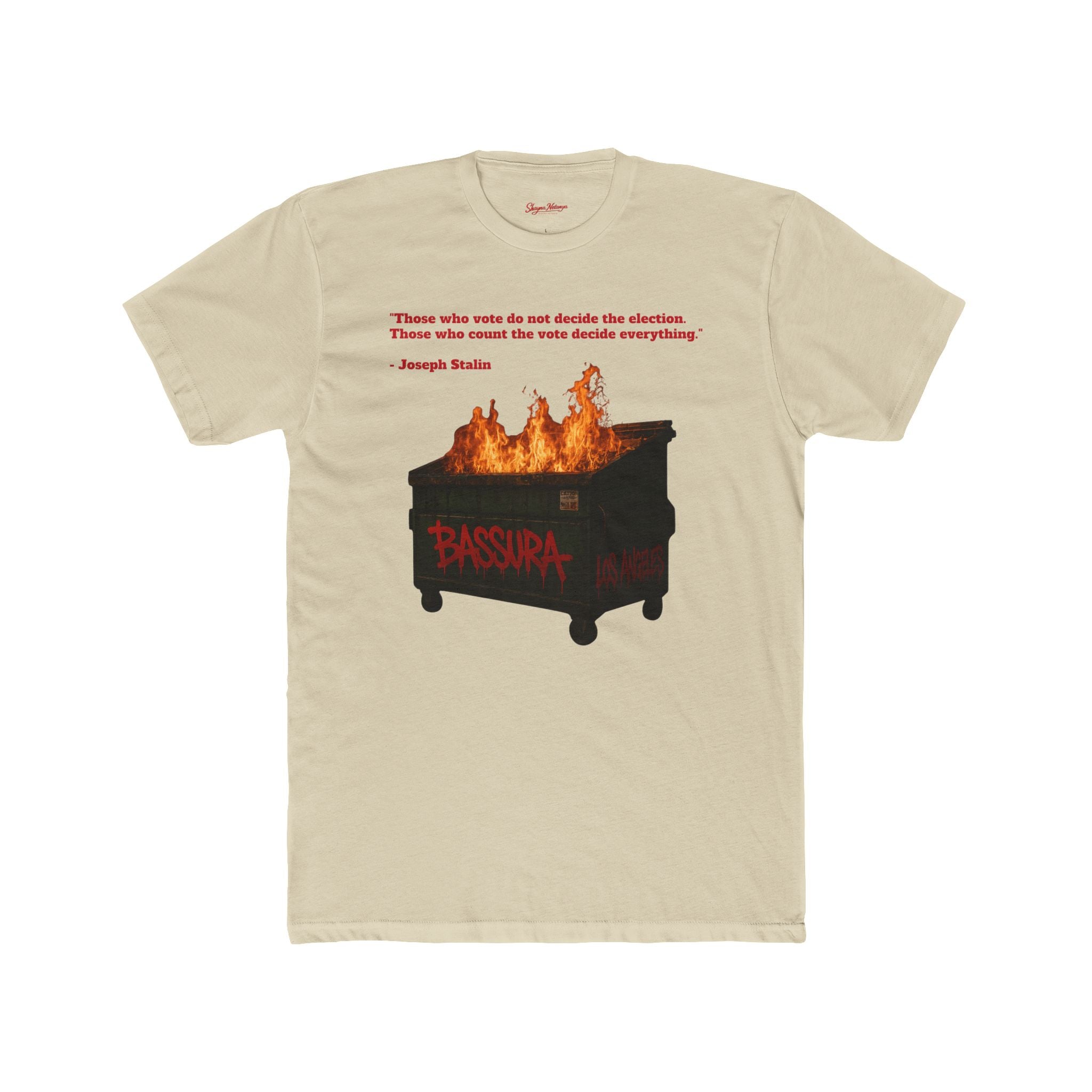 "Bassura" Unisex Cotton Crew Tee