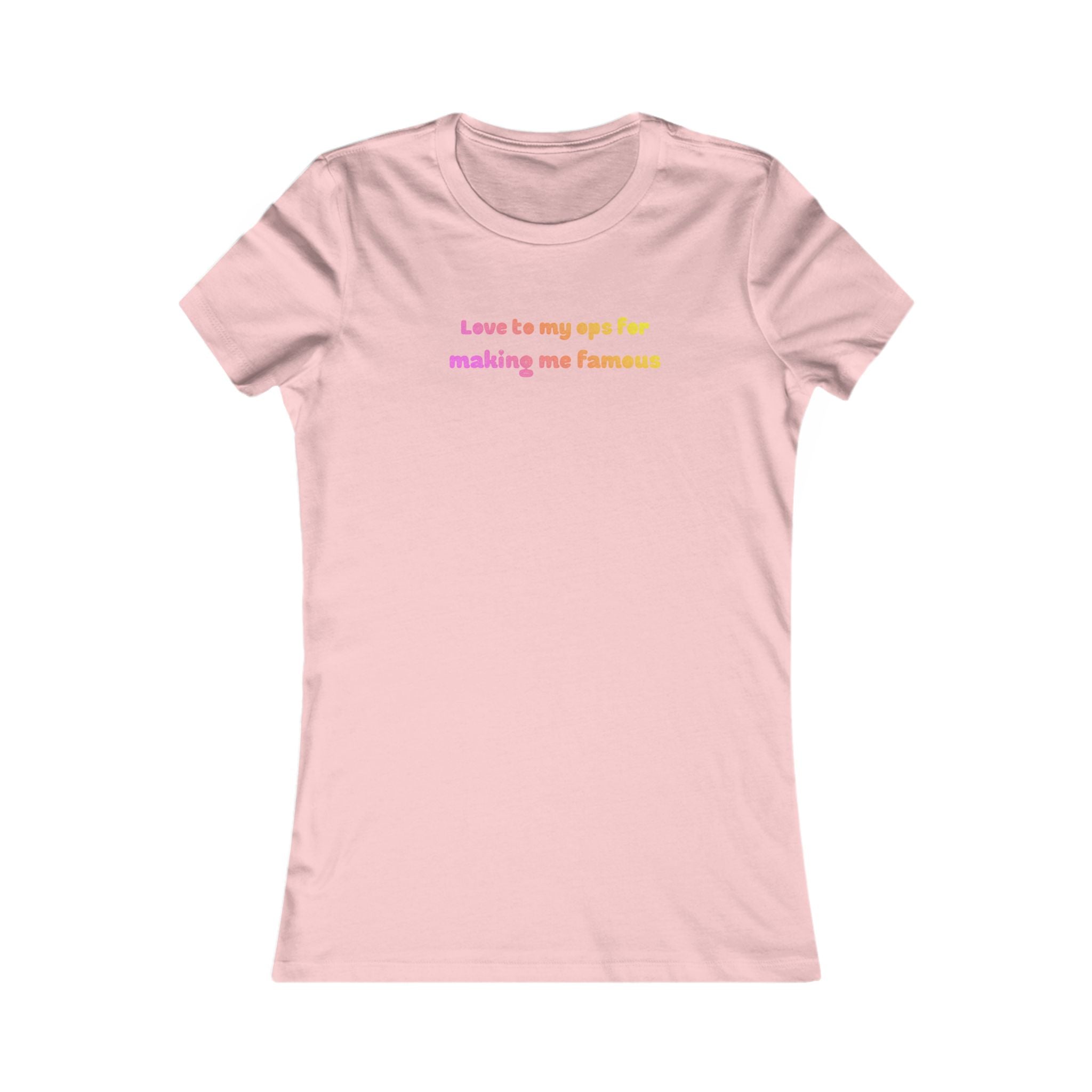 Love to My Ops Women’s Fitted Tee