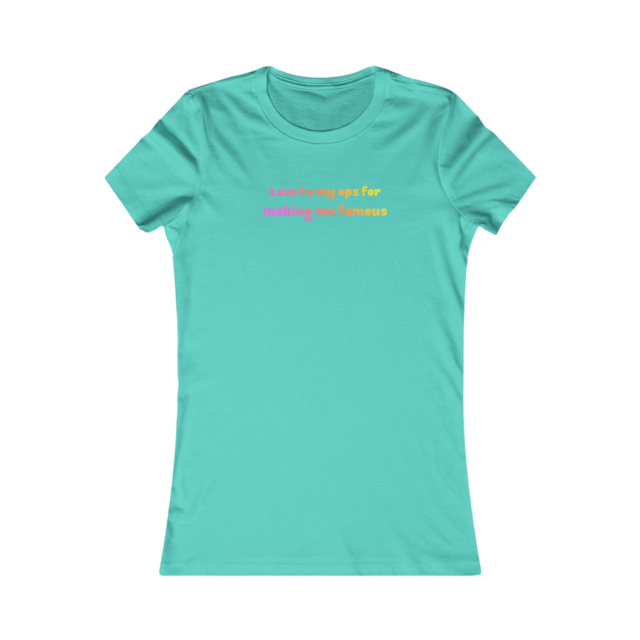 Love to My Ops Women’s Fitted Tee