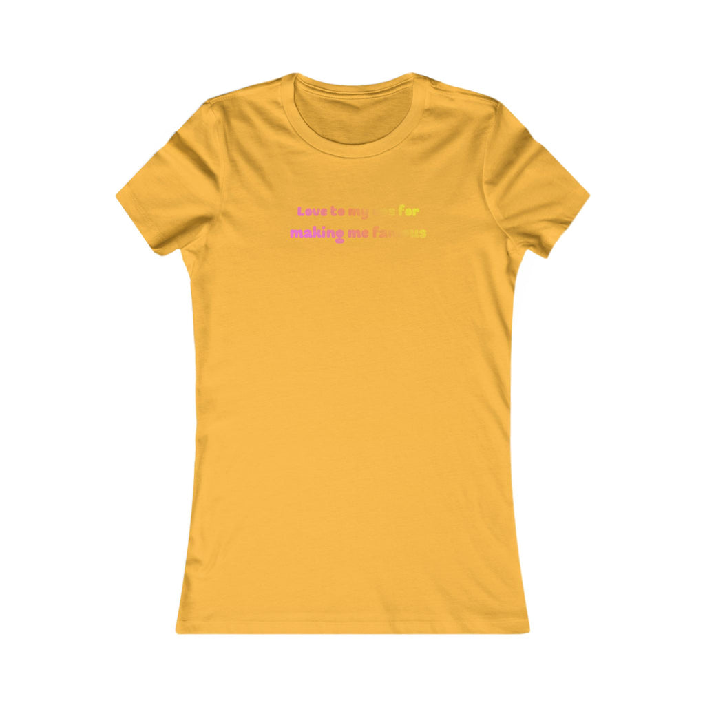 Love to My Ops Women’s Fitted Tee