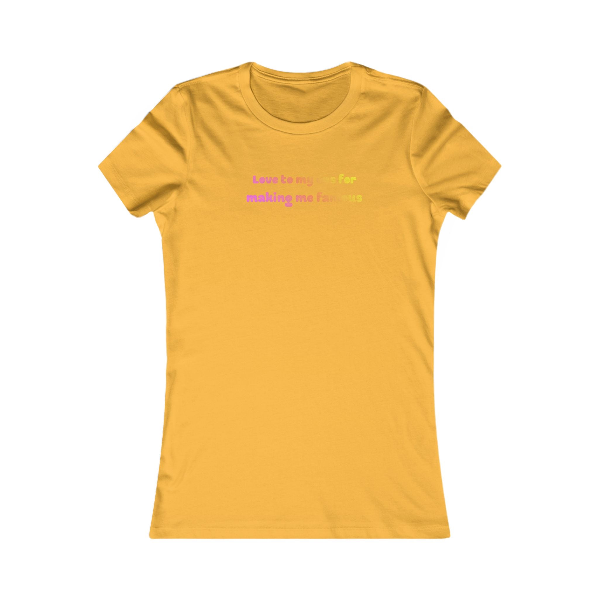 Love to My Ops Women’s Fitted Tee