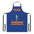 "Fuck Mamdani" Apron, 5-Color Straps (AOP)