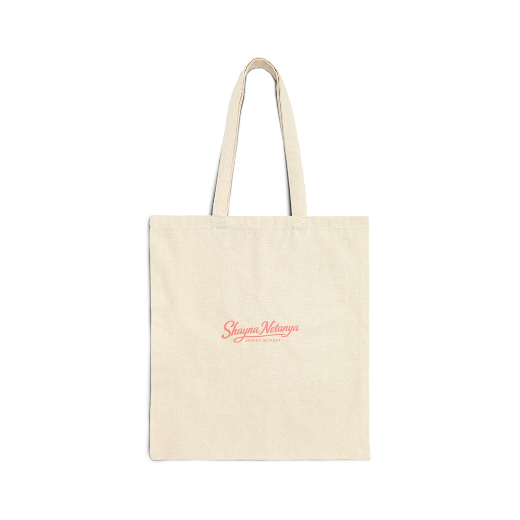 Ayin Hara Evil Eye Cotton Canvas Tote Bag