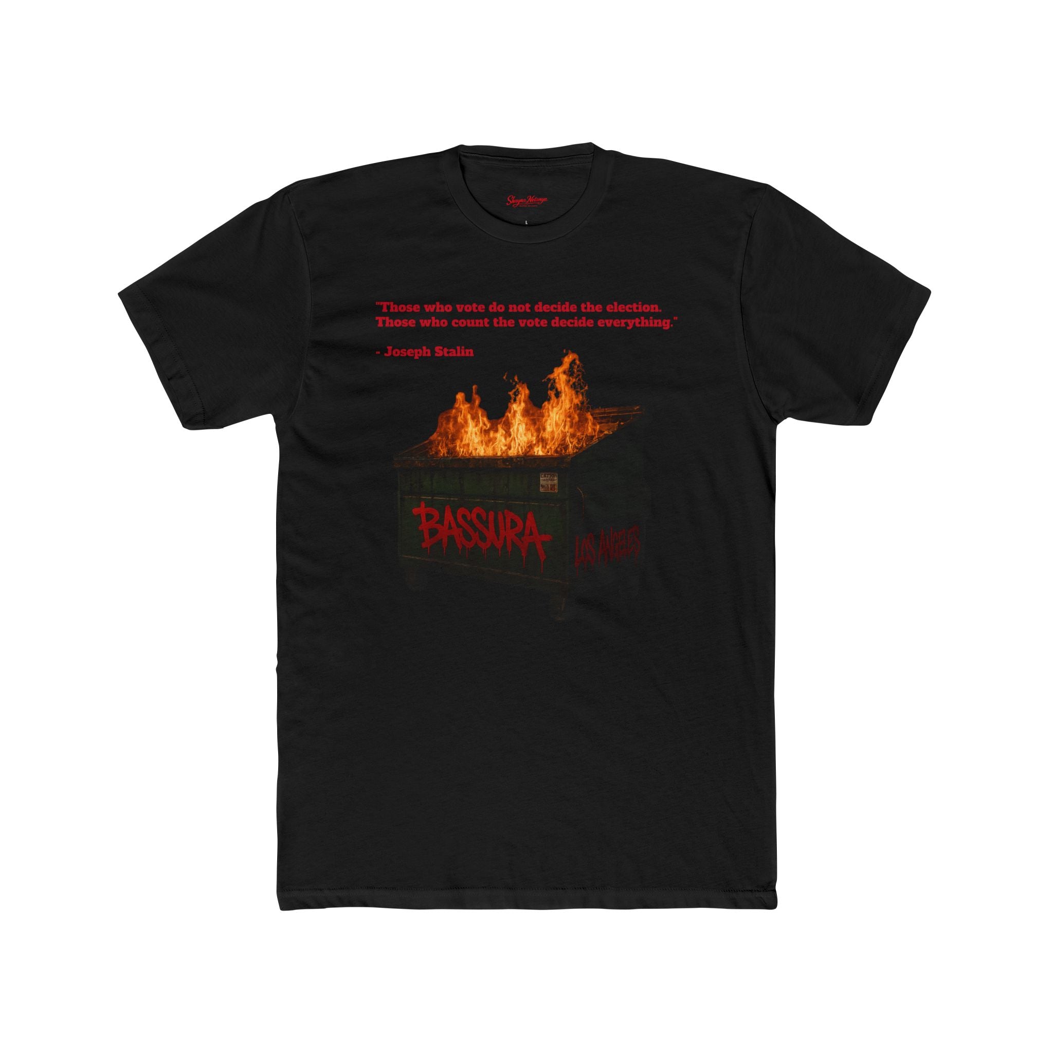 "Bassura" Unisex Cotton Crew Tee