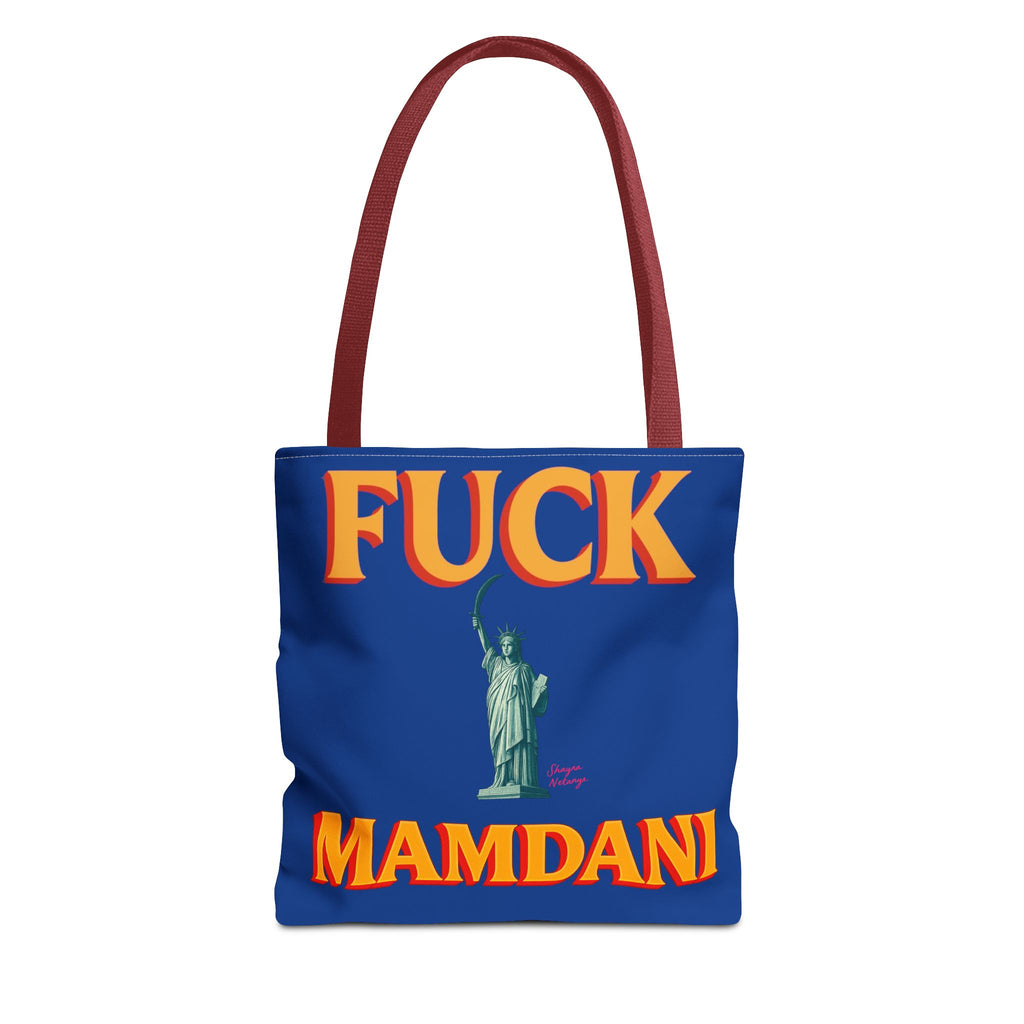 "Fuck Mamdani" Tote Bag (AOP)