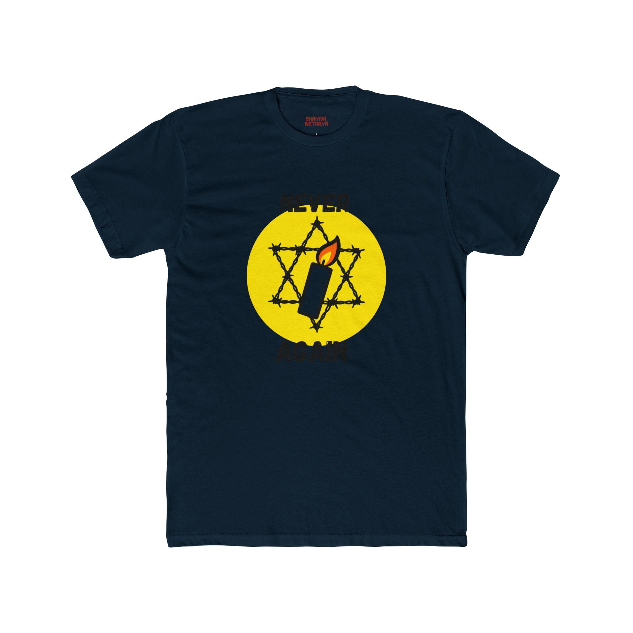 Never Again Memorial Unisex Cotton Crew Tee