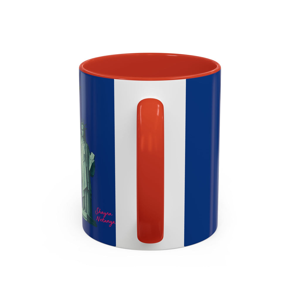 "Fuck Mamdani" Accent Coffee Mug (11, 15oz)