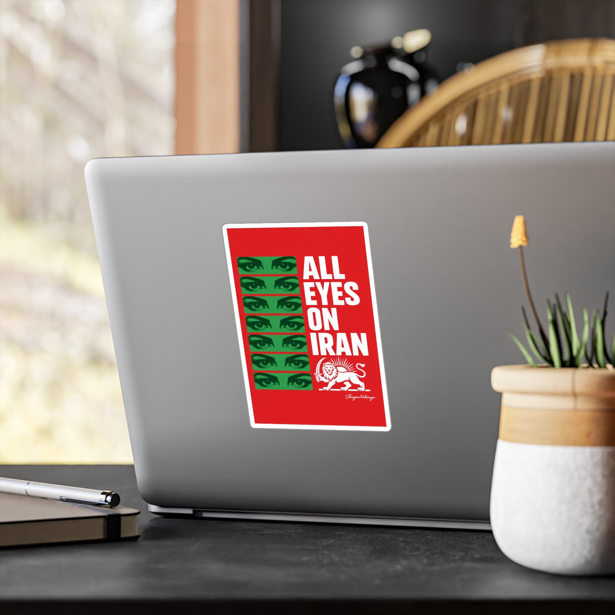 All Eyes On Iran Kiss-Cut Vinyl Decals