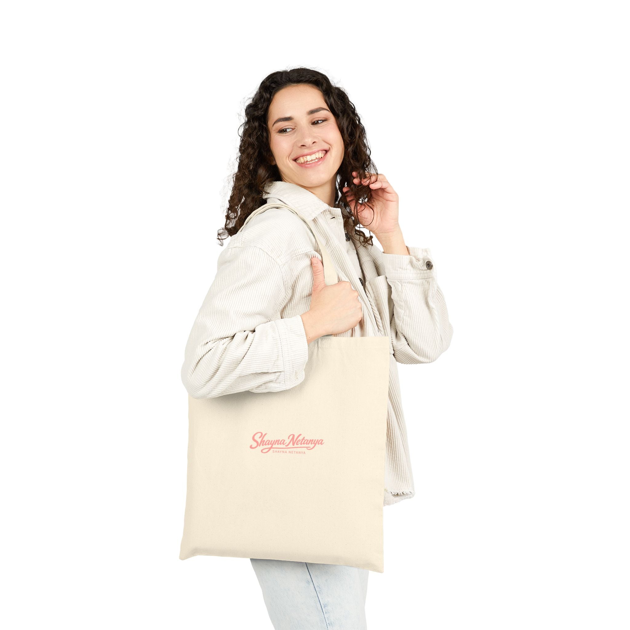 Ayin Hara Evil Eye Cotton Canvas Tote Bag
