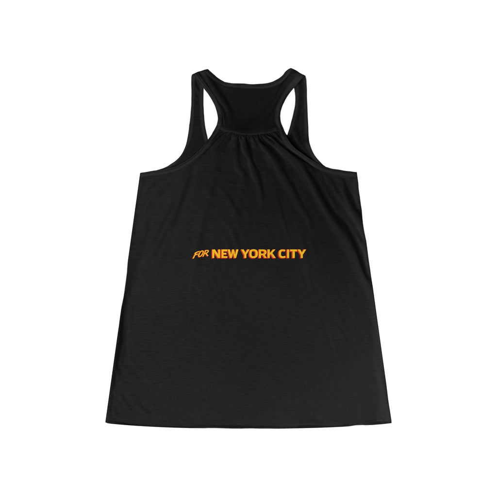 "Fuck Mamdani" Women's Flowy Racerback Tank
