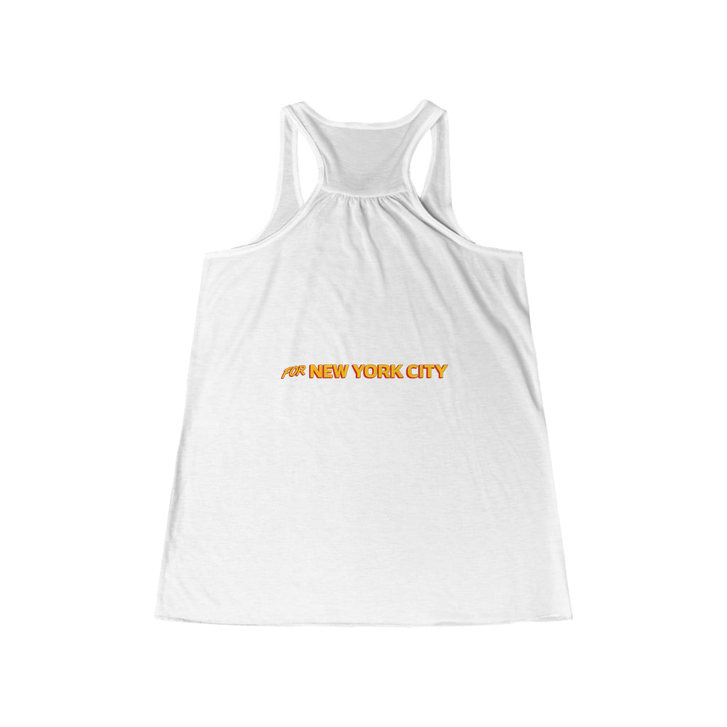 "Fuck Mamdani" Women's Flowy Racerback Tank