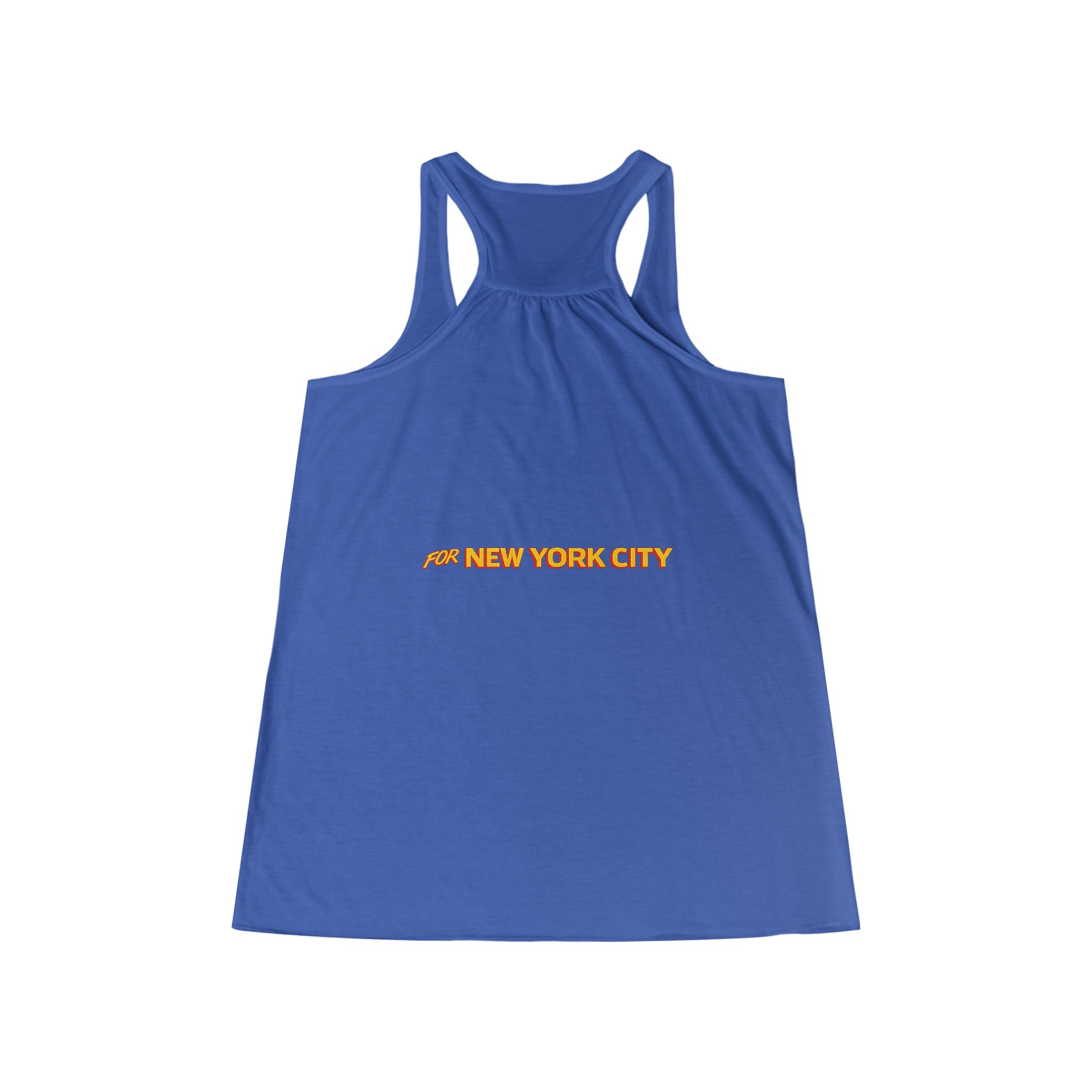 "Fuck Mamdani" Women's Flowy Racerback Tank