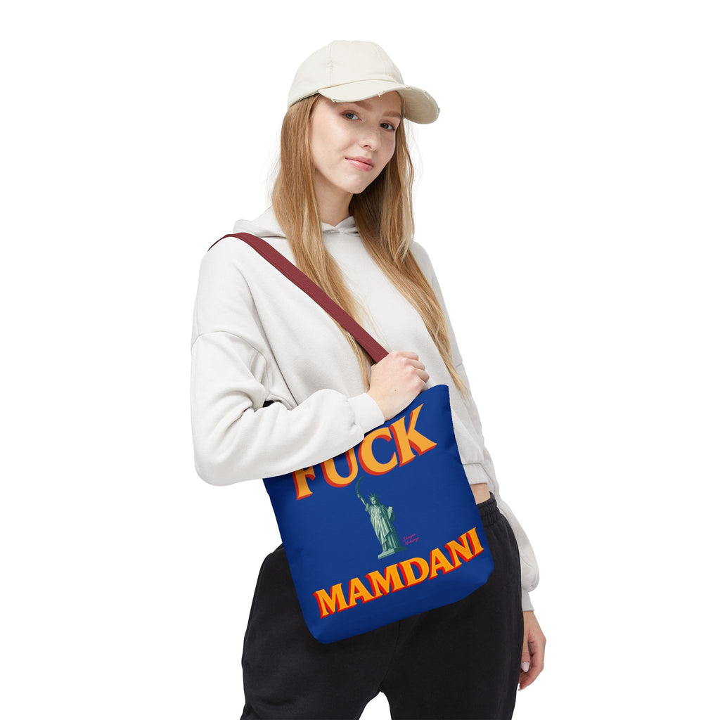 "Fuck Mamdani" Tote Bag (AOP)