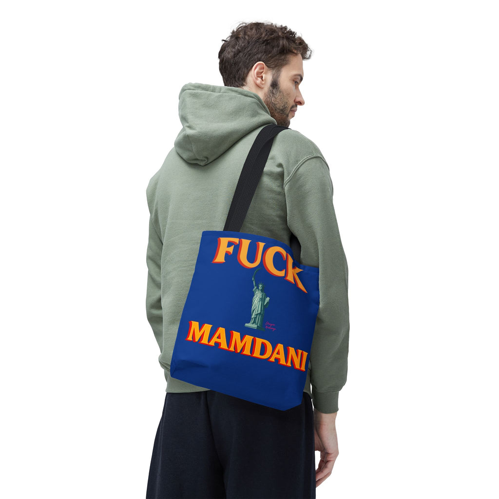 "Fuck Mamdani" Tote Bag (AOP)