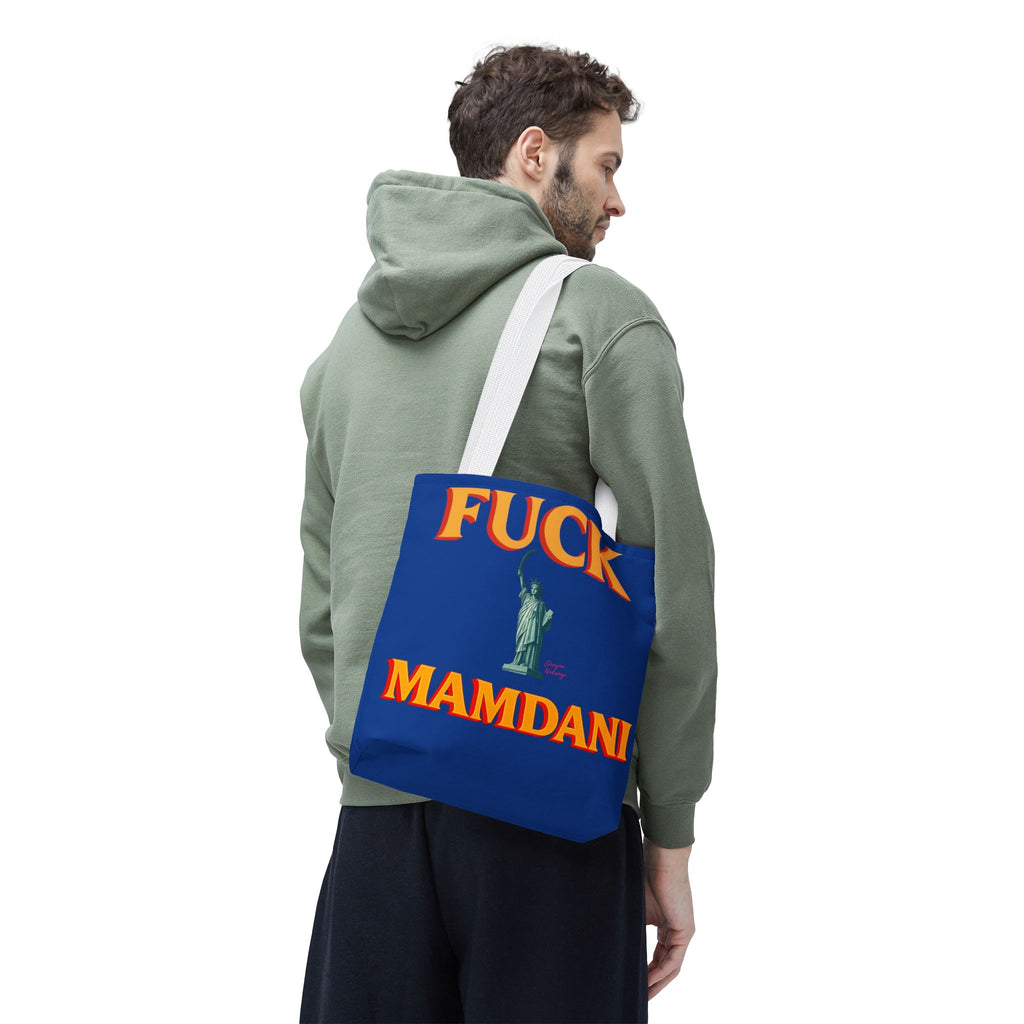 "Fuck Mamdani" Tote Bag (AOP)