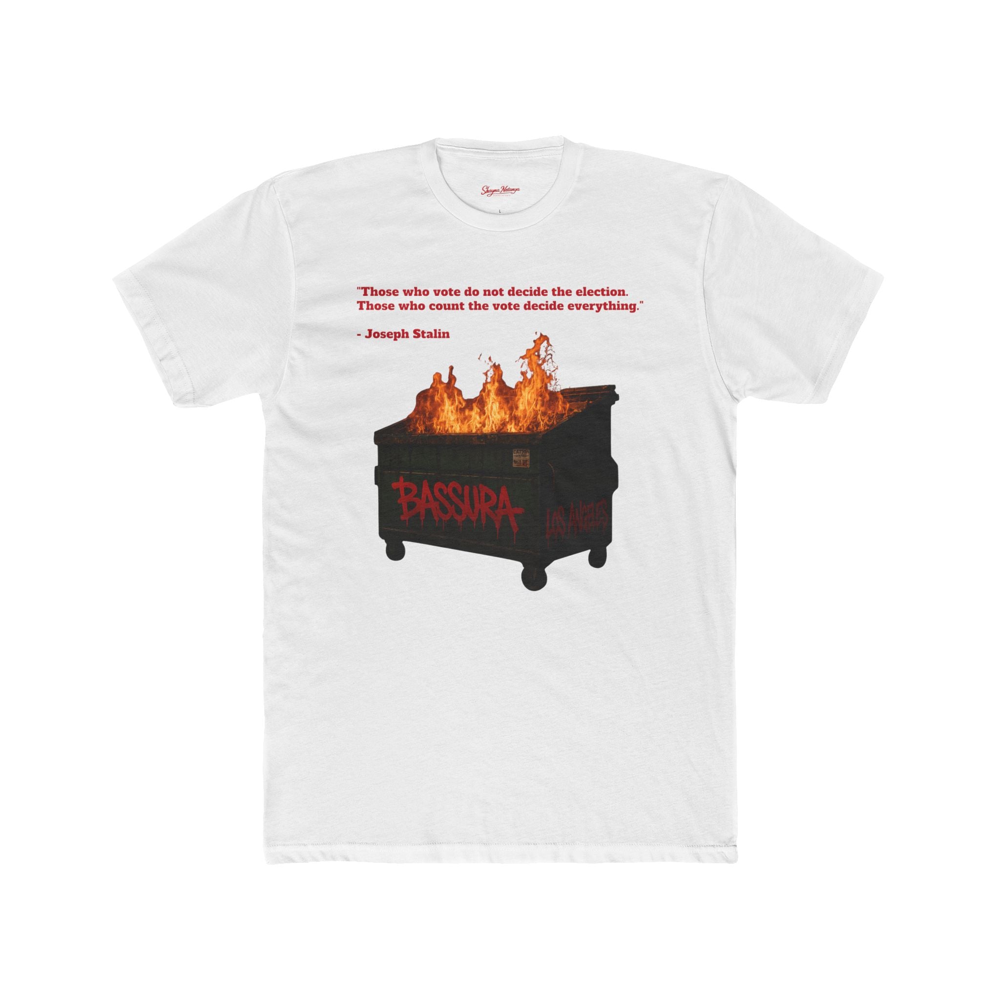 "Bassura" Unisex Cotton Crew Tee
