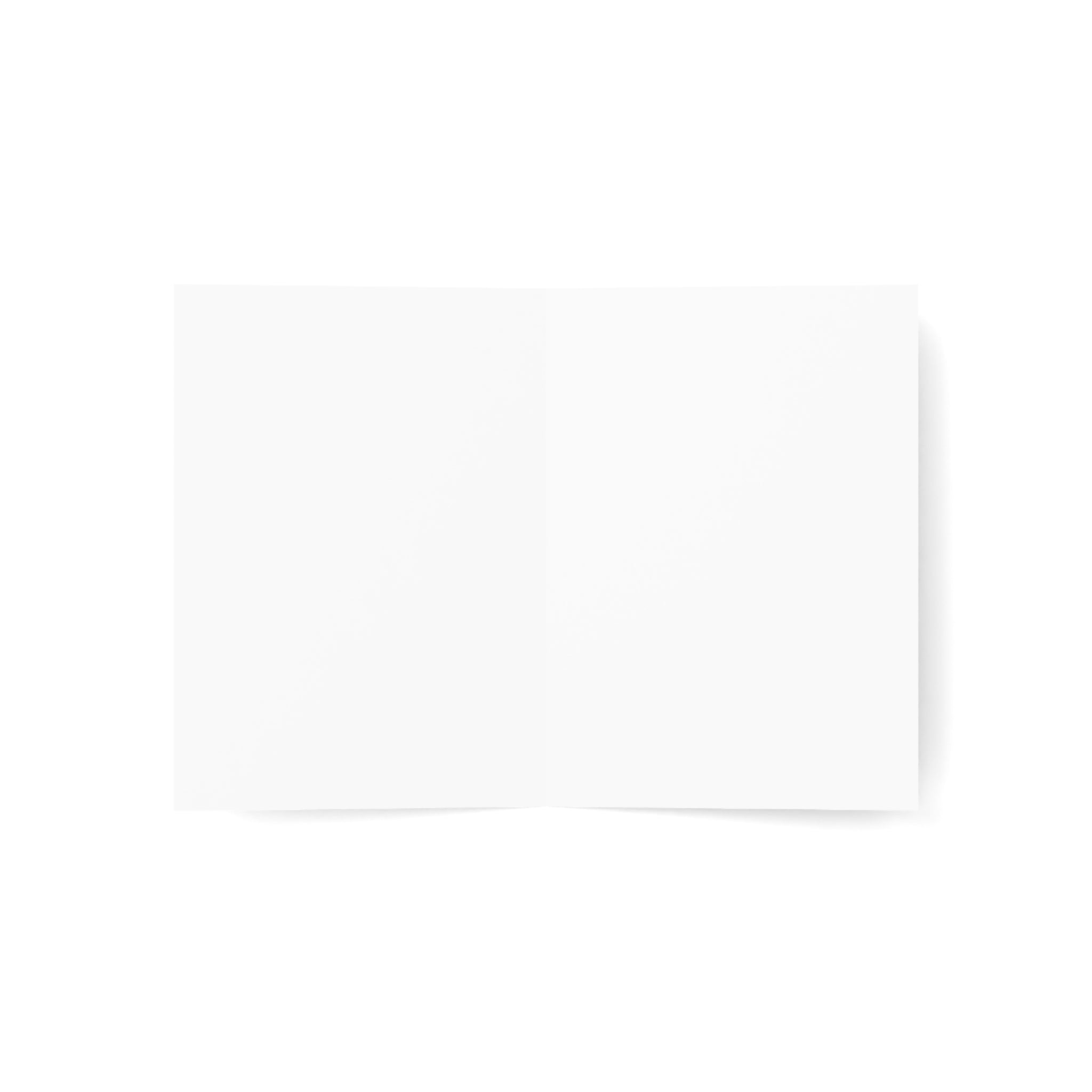 Shabbat Lights Floral Greeting Card – Jewish Watercolor Note Card (1, 10, 30, and 50pcs)