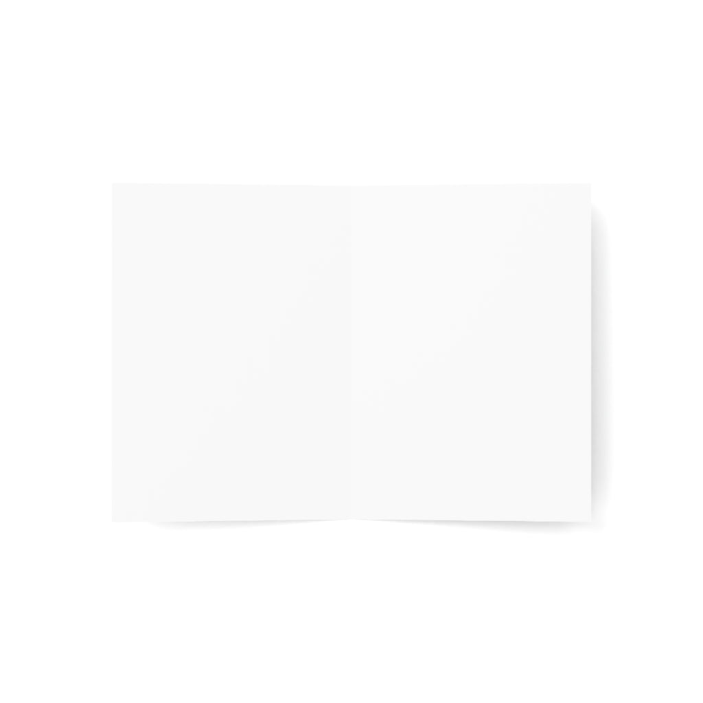 Shabbat Lights Floral Greeting Card – Jewish Watercolor Note Card (1, 10, 30, and 50pcs)
