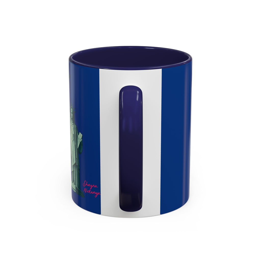 "Fuck Mamdani" Accent Coffee Mug (11, 15oz)