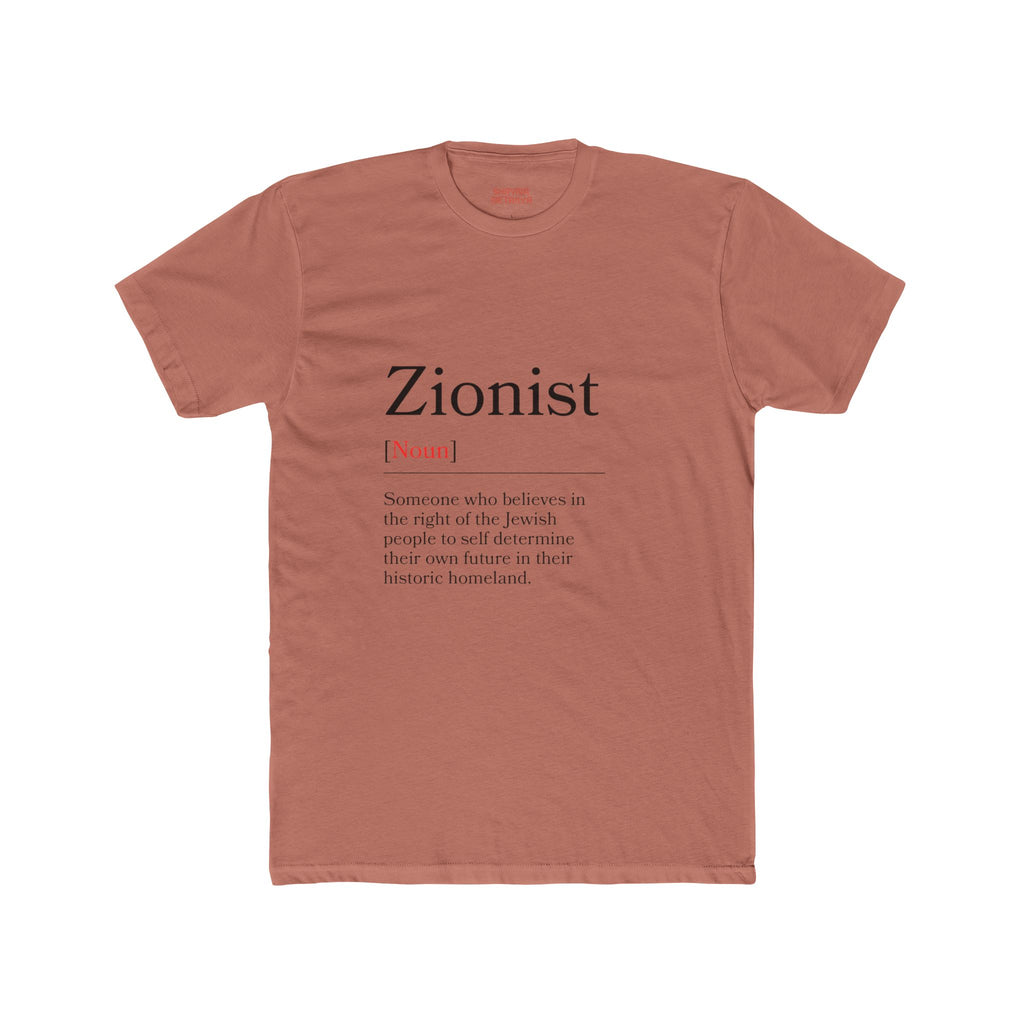 Zionist Definition Unisex Unisex Cotton Crew Tee