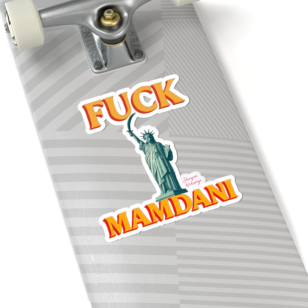 "Fuck Mamdani" Kiss-Cut Stickers