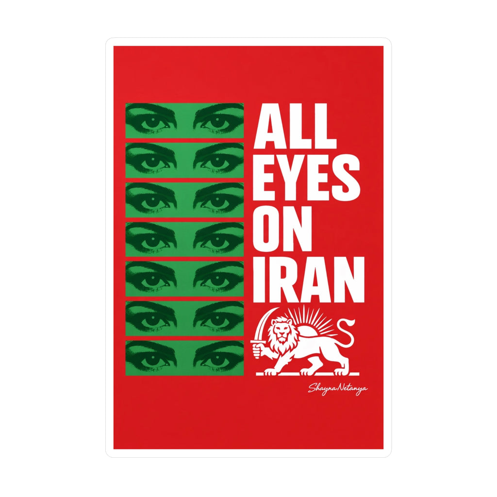 All Eyes On Iran Kiss-Cut Vinyl Decals