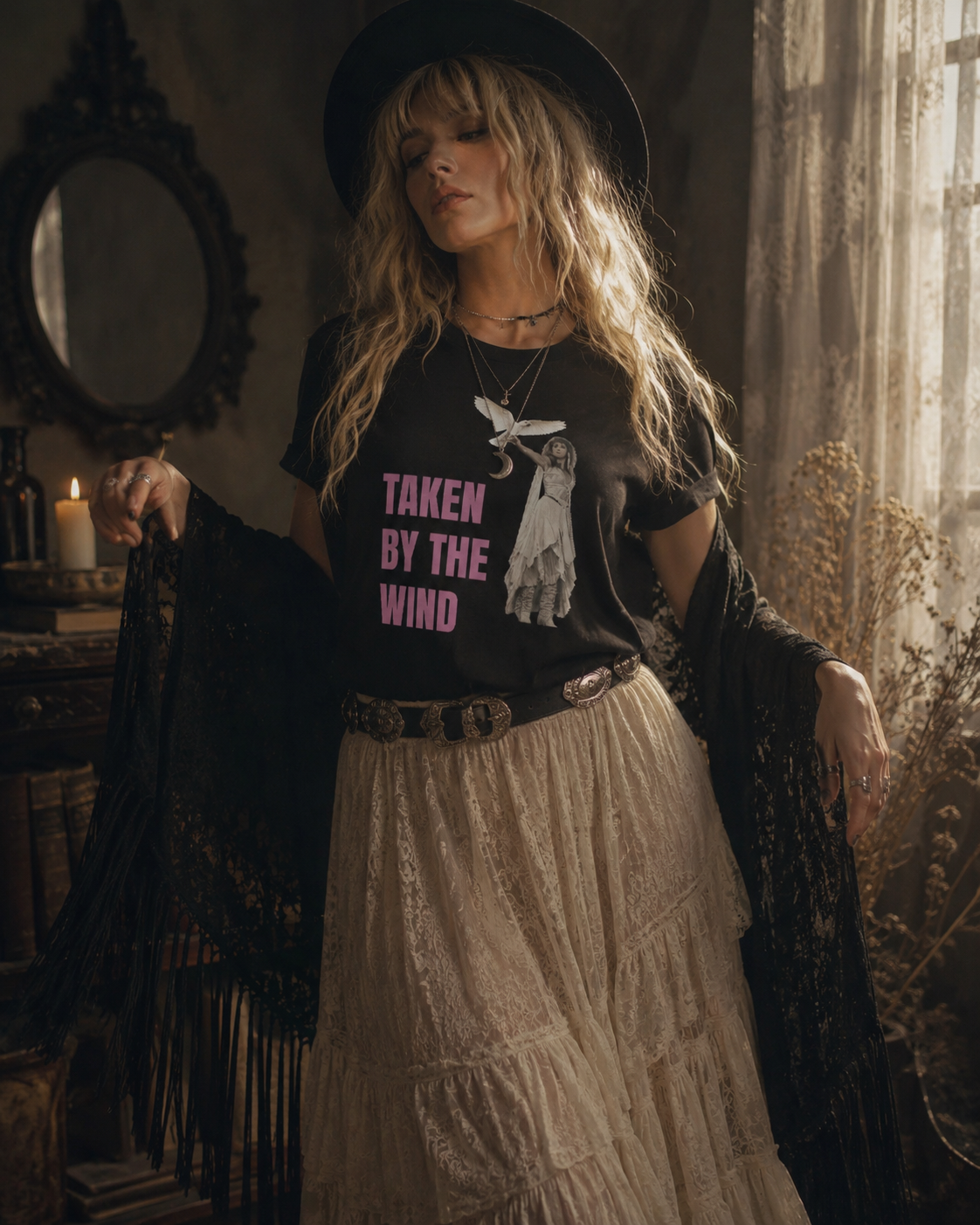 Stevie Nicks "Taken By the Wind" Women's Favorite Tee