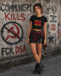 "FCK DSA" Women's Baby Tee