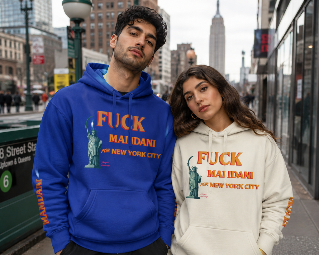"FCK Mamdani" Unisex Hammer Maxweight Hooded Sweatshirt