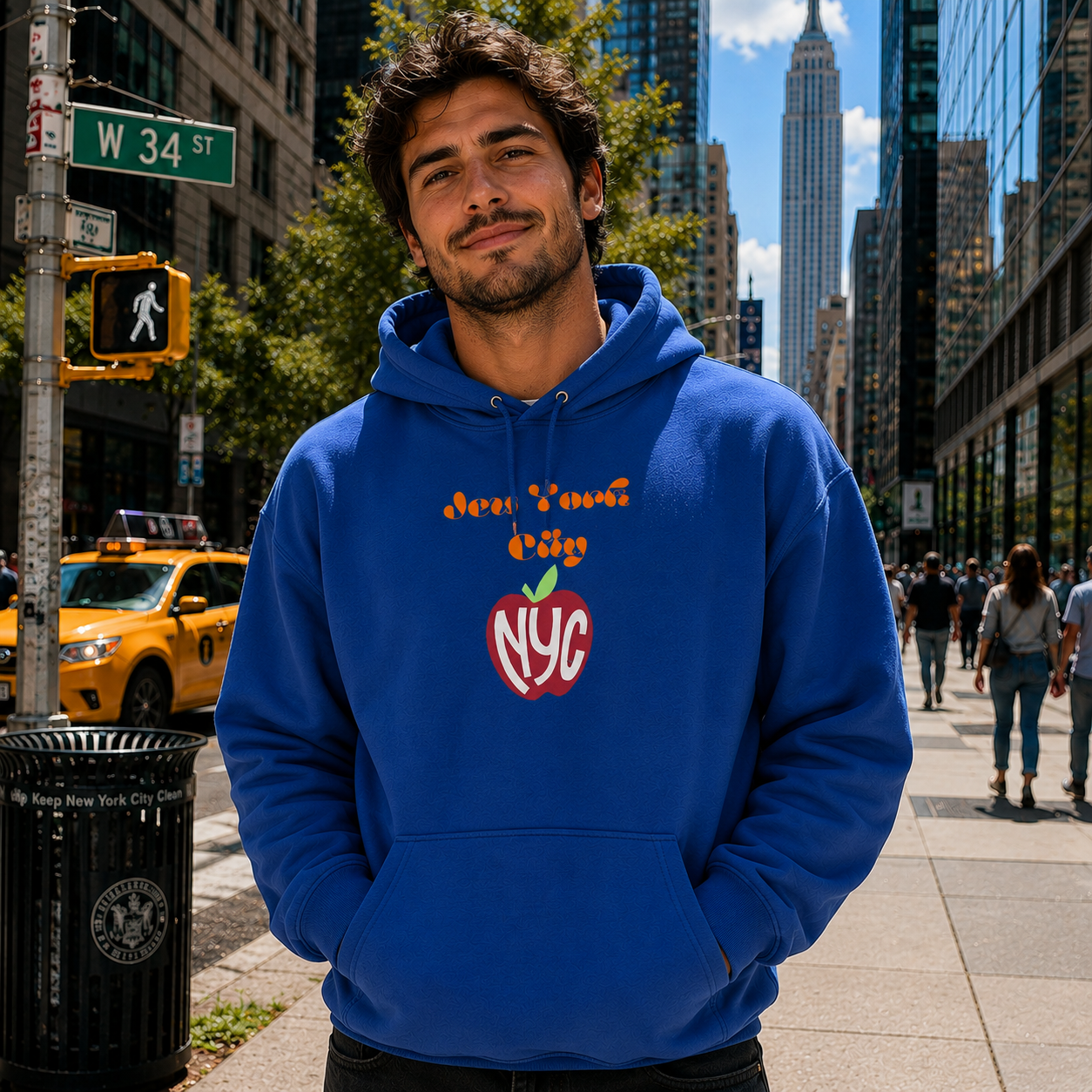 "Jew York City" Unisex Heavy Blend™ Hooded Sweatshirt