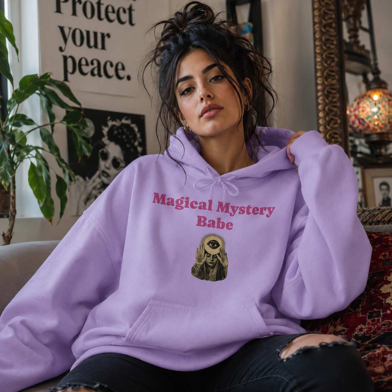 "Magical Mystery Babe" Unisex Heavy Blend™ Hooded Sweatshirt