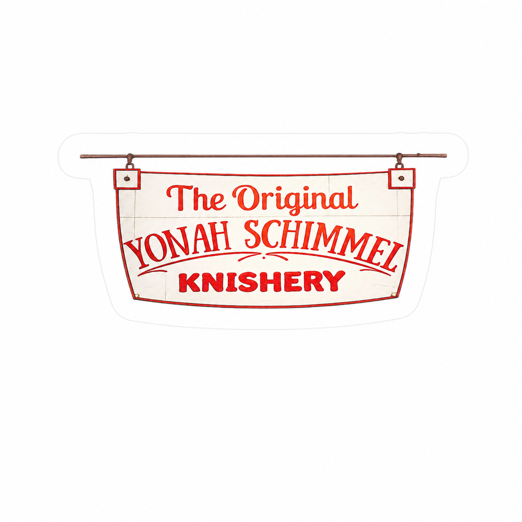 Original Yonah Schimmel Knishery Kiss-Cut Vinyl Decals