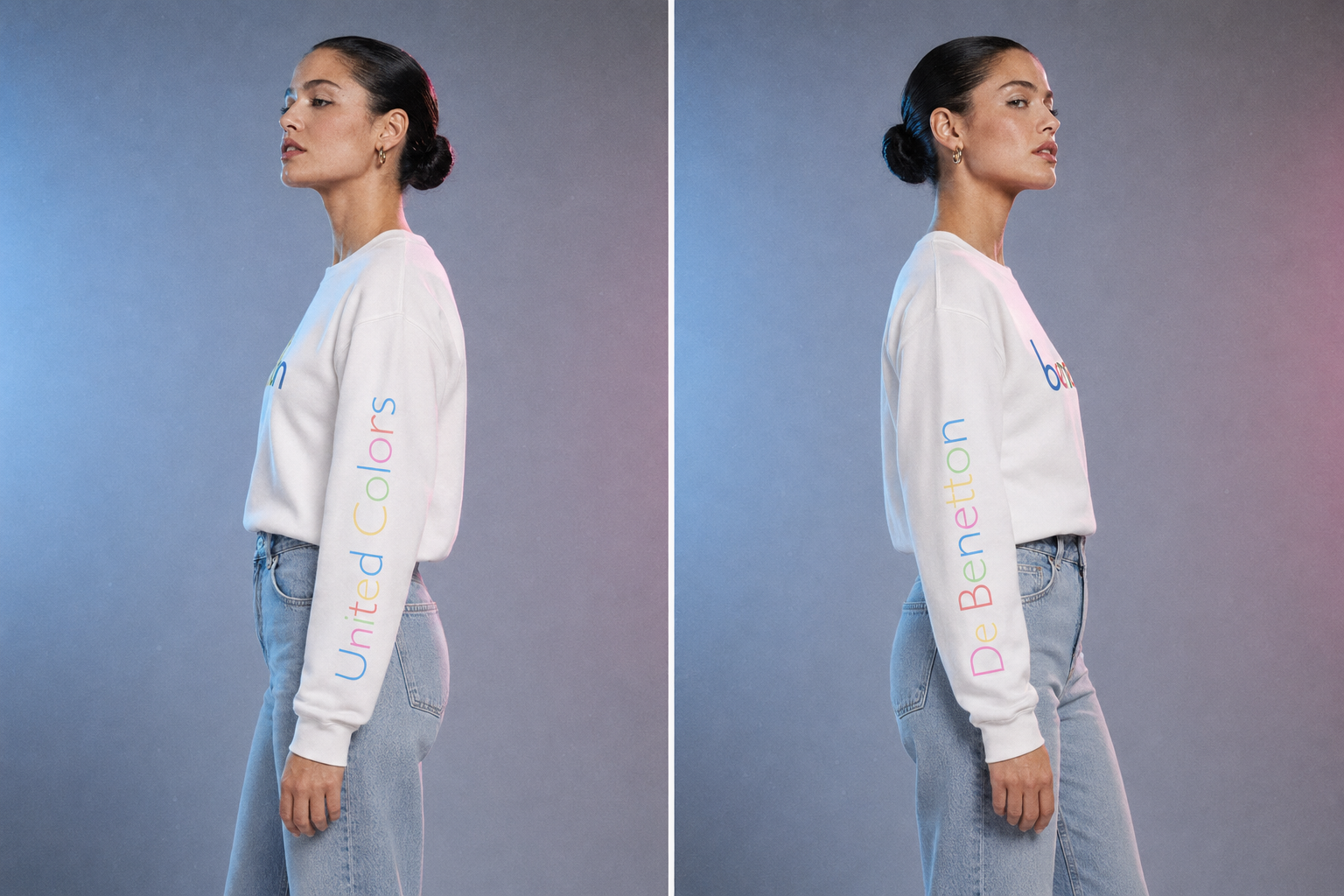 United Colors Vintage-Inspired Unisex Heavy Blend™ Crewneck Sweatshirt