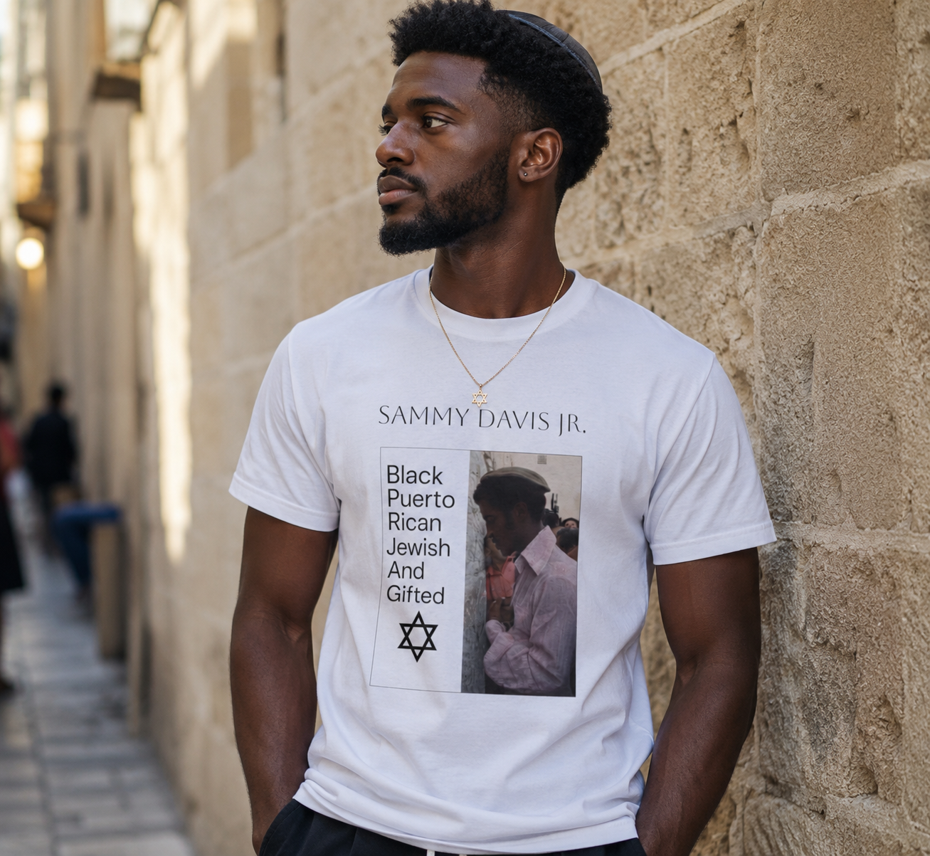 Sammy Davis Jr. “The Candyman” Two-Sided Unisex Cotton Crew Tee