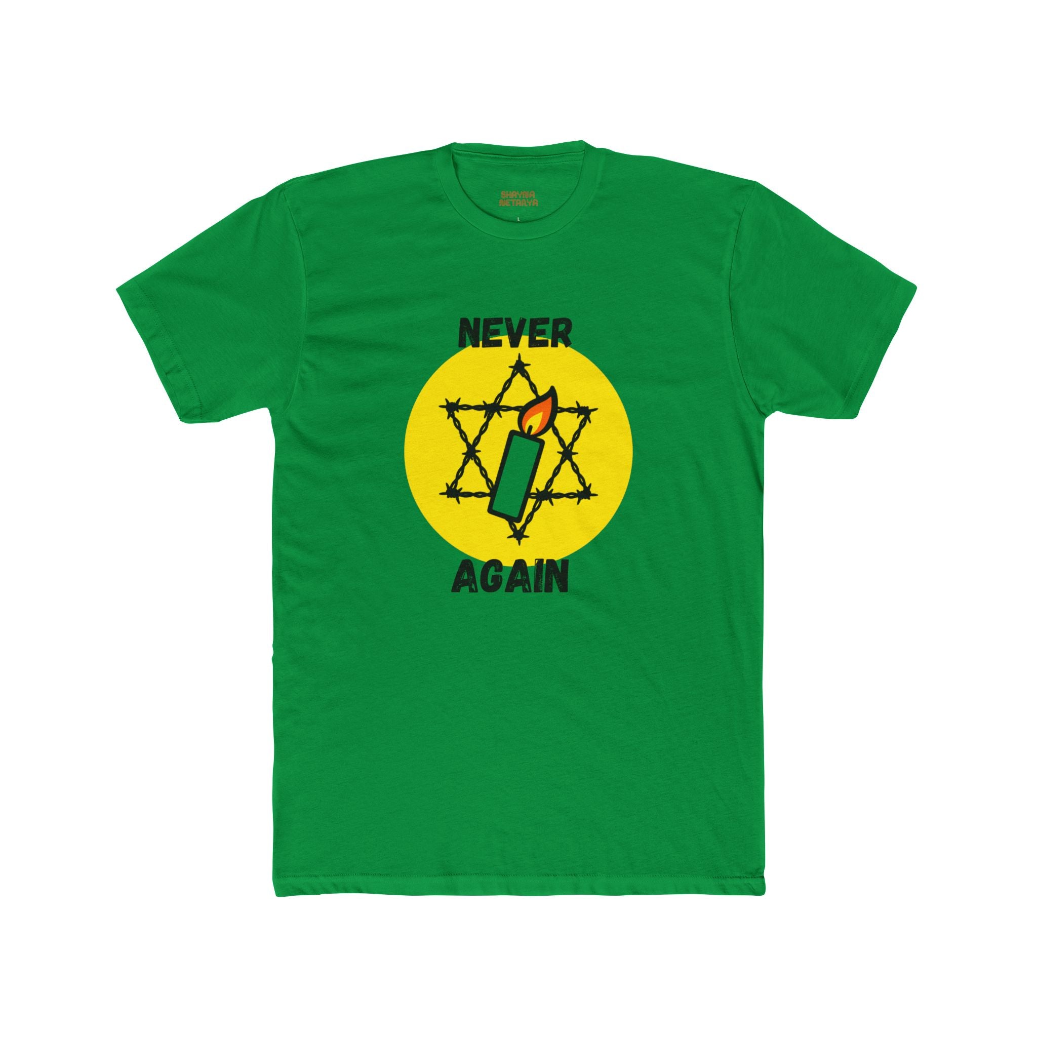 Never Again Memorial Unisex Cotton Crew Tee