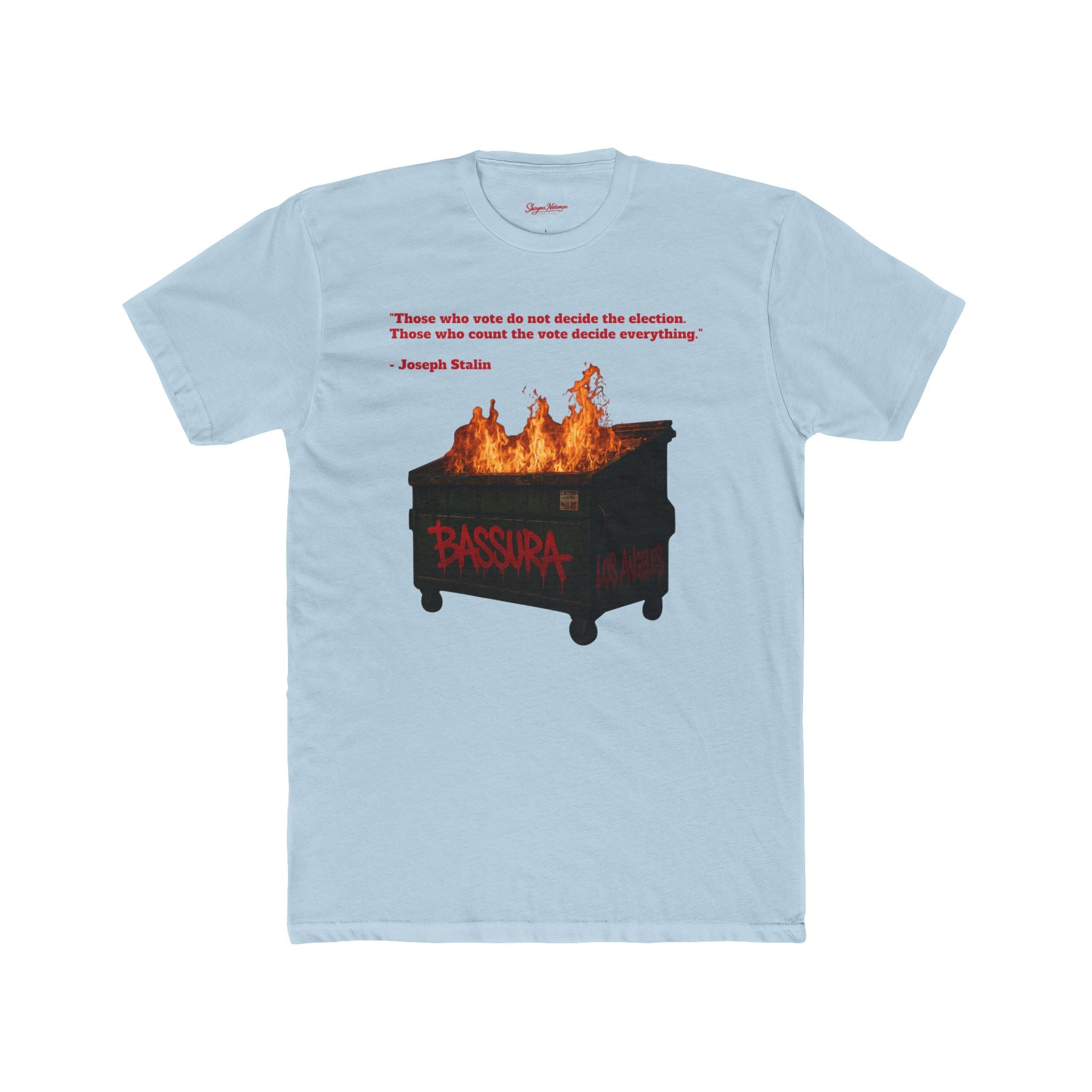 "Bassura" Unisex Cotton Crew Tee