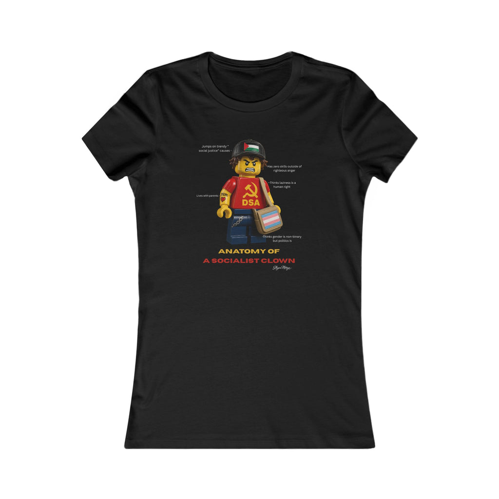Anatomy of a Socialist Clown Women's Fitted Tee