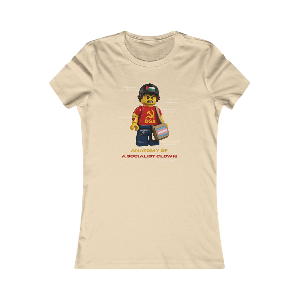Anatomy of a Socialist Clown Women's Fitted Tee