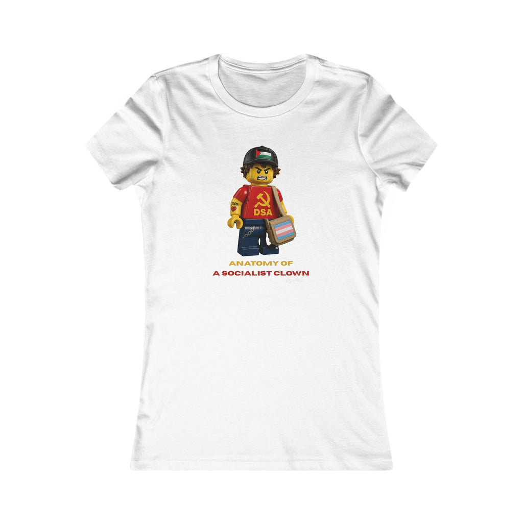 Anatomy of a Socialist Clown Women's Fitted Tee
