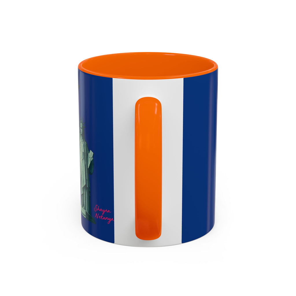"Fuck Mamdani" Accent Coffee Mug (11, 15oz)
