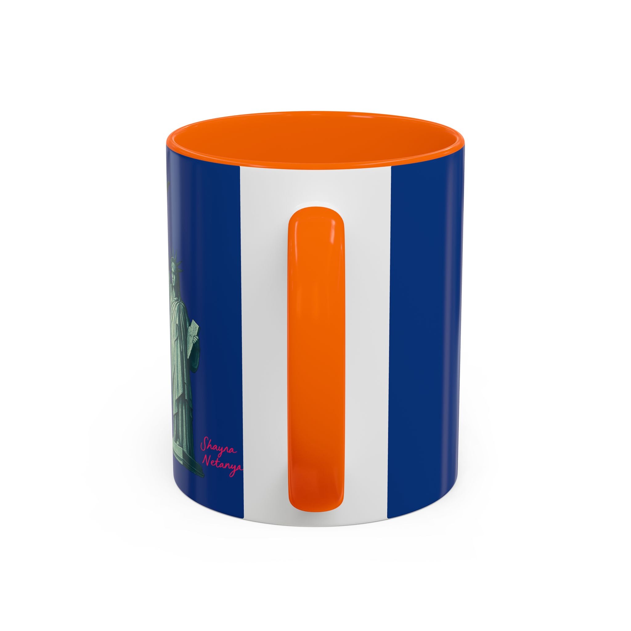 "Fuck Mamdani" Accent Coffee Mug (11, 15oz)