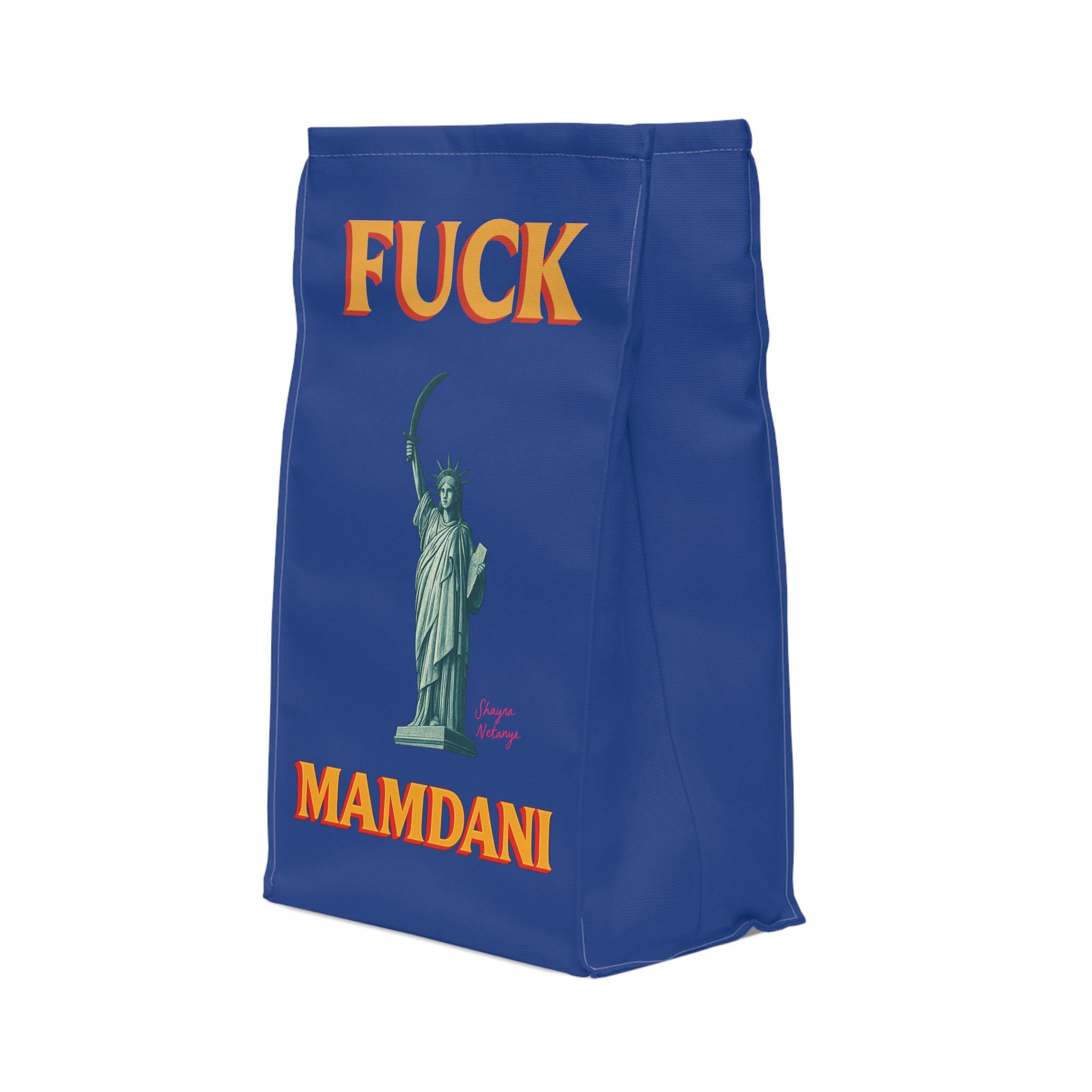 "Fuck Mamdani" Polyester Lunch Bag