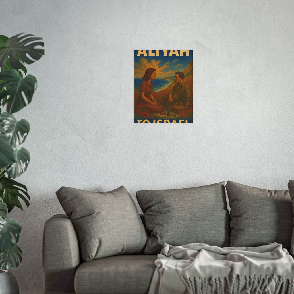 Aliyah Satin and Archival Matte Posters