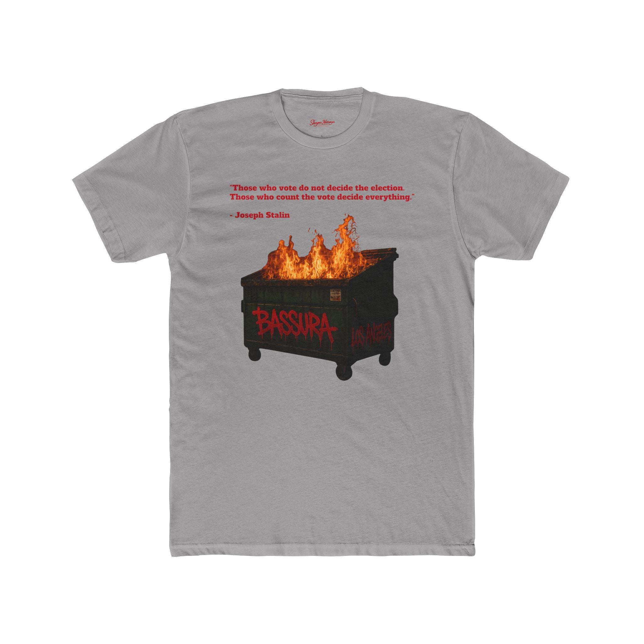 "Bassura" Unisex Cotton Crew Tee